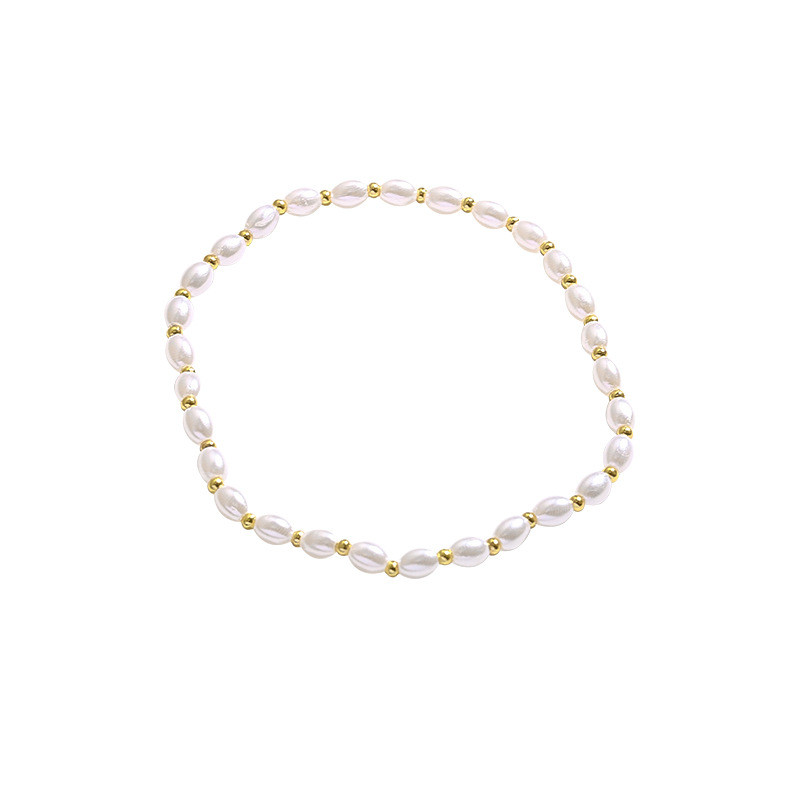 Cute Crystal Pearl Chain Bracelet for Women Wedding Bridesmaid Gift Custom Pearl Girl Jewelry Wholesale