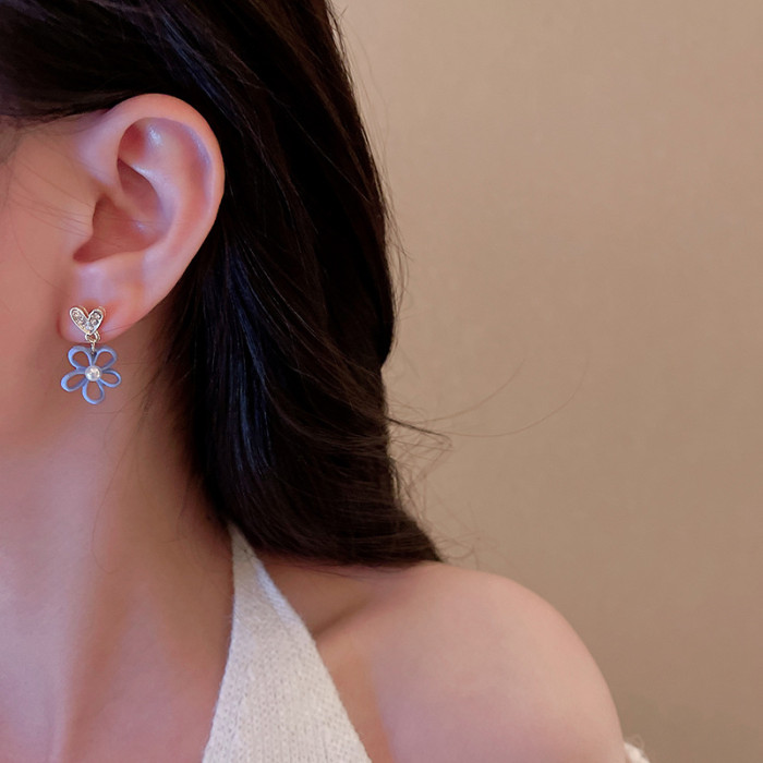 Fashion Sweet Daisy Earrings for Women 2020 Irregular Cute Flower Summer  Accessories Best Friend Gift