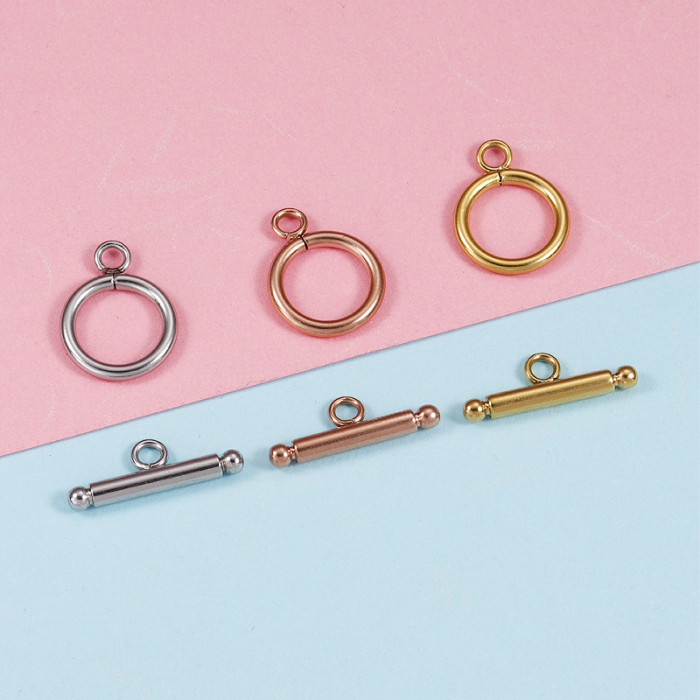 Stainless Steel Ending Ornament Accessories DIY OT Buckle Necklace Bracelet Handmade Material
