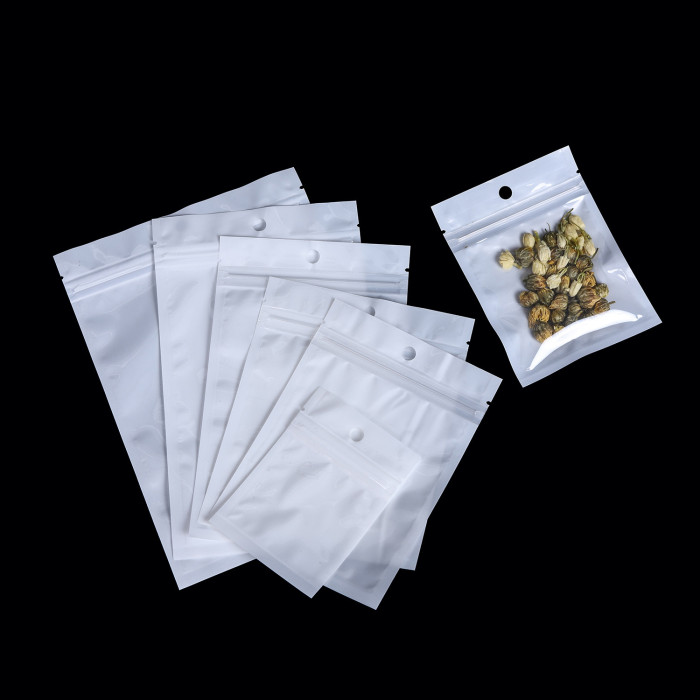 Jewelry Bag Pearlescent Transparent Jewelry Plastic Automatic Sealing Bag Small 100pcs price