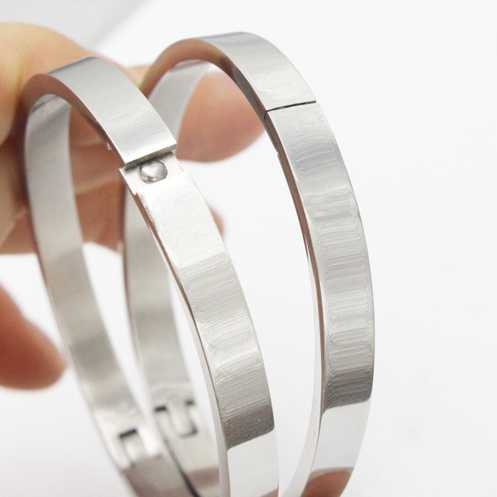 Bracelet Stainless Steel Women's High-Grade O-Shaped Bracelet 58mm