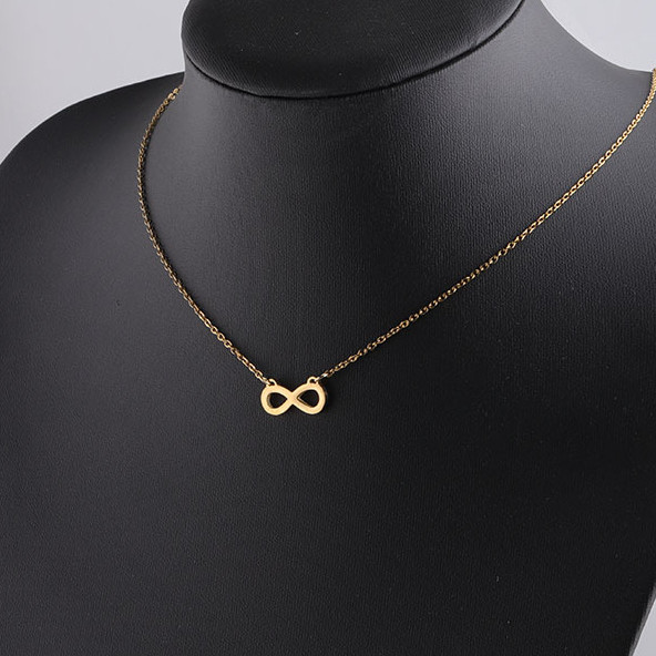 Infinite Love Infinity Necklace Infinite Stainless Steel DIY Lucky Ornament Necklace
