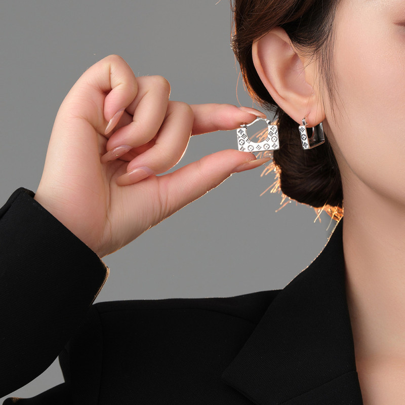 Earrings Ins High-Grade Presbyopic Earrings Women's Earrings Bag Ear Clip  Woman