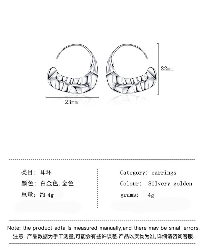 Earrings Women's Simple Fashion Geometry Pattern Earrings Drop Earrings
