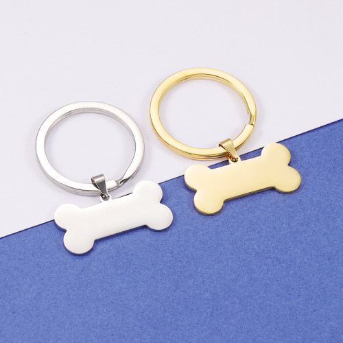 Personalized Fashion Pet Decorations Accessories DIY Dog Bone Can Be Laser Sculpture Pendant