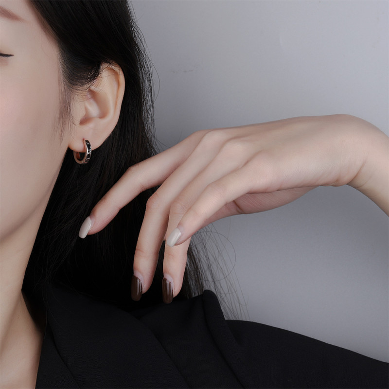 Roman Numerals Ear Clip Simple Personality Fashion Ear Jewelry Female Earrings