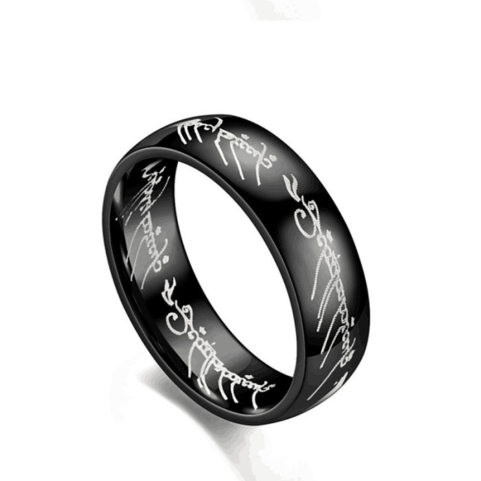 Wholesale Midi Titanium Stainless Steel Magic Ring of Power Movie of Ring Lovers for Women Men Fashion Jewelry Gift