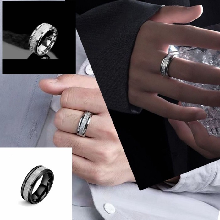 Make You Fashionable Men's Simple Dragon Stainless Steel Ring Men's Fashion Ring  De Hombres