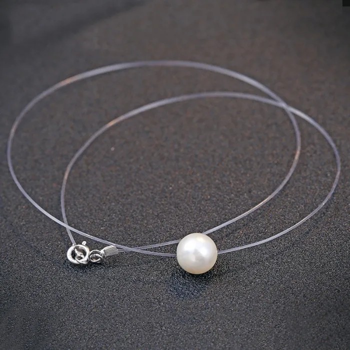 silver necklace MLA673e(4mm)