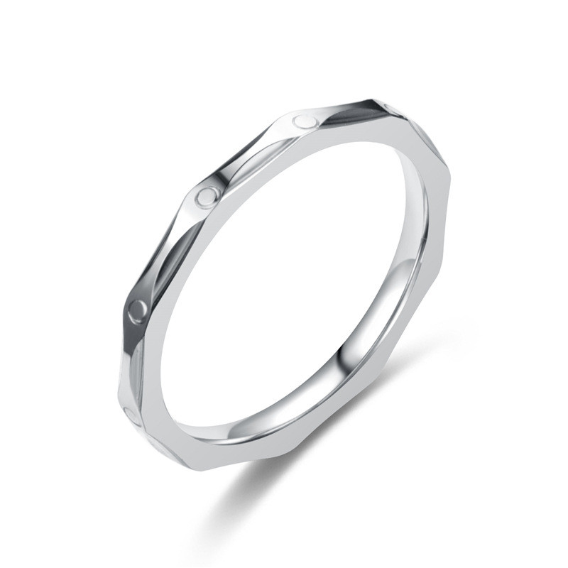 Korean Comfortable and Stylish Stainless Steel Men's Ring - Perfect for Everyday Wear