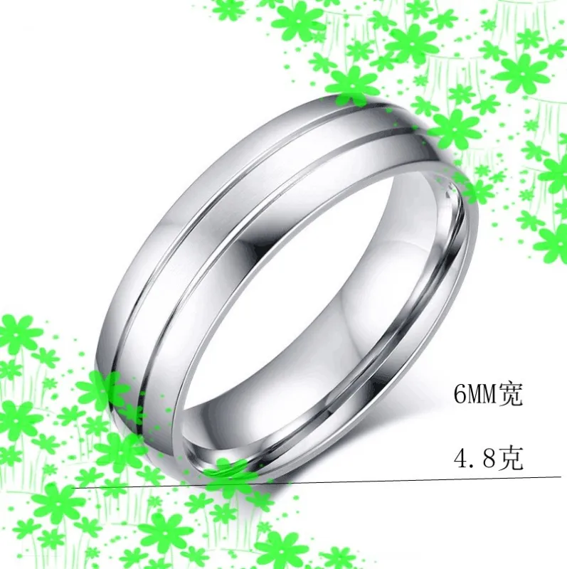 Fashionable lovers Men's Stainless Steel Ring - Sleek and Stylish