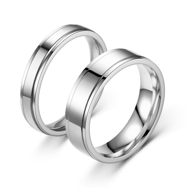 Edgy Stainless Steel Men's Ring - Ideal for the Fashion-Forward Man