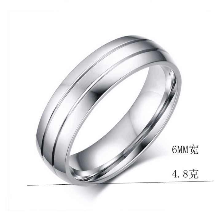Fashionable lovers Men's Stainless Steel Ring - Sleek and Stylish
