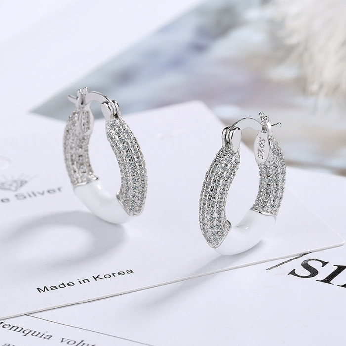 Elegant  Exquisite Fashion INS Hopp Earrings Women