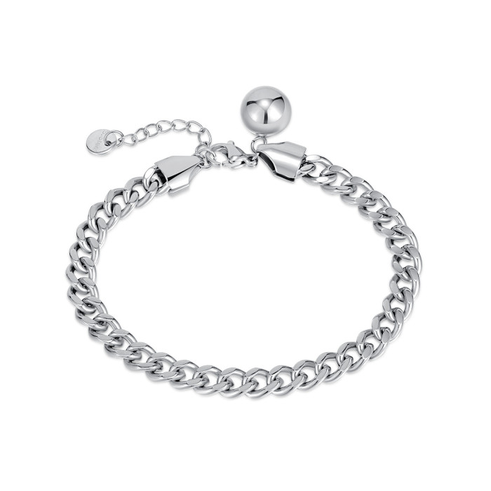 Simple Personality Ins Stainless Steel Bracelet Women