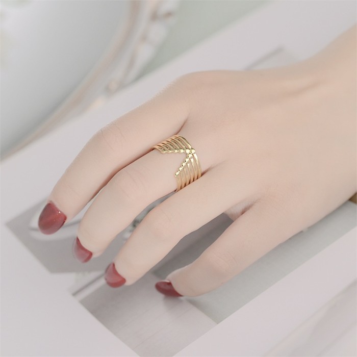 Adjustable Hip-hop Style Creative Fashion Stainless Steel Ring
