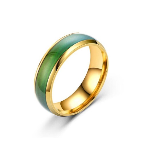 Temperature Sensitive Color Change Ring Shang Dazzling Color Couple Ring