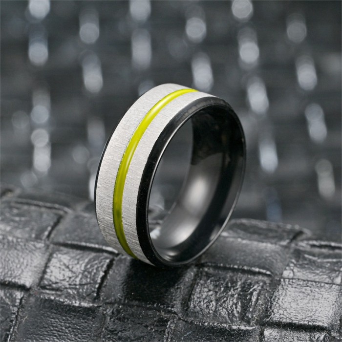 Personalized Fashion Titanium Steel Ring for Men