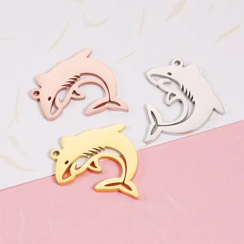 Stainless Steel Animal Shark Jewelry DIY Accessories