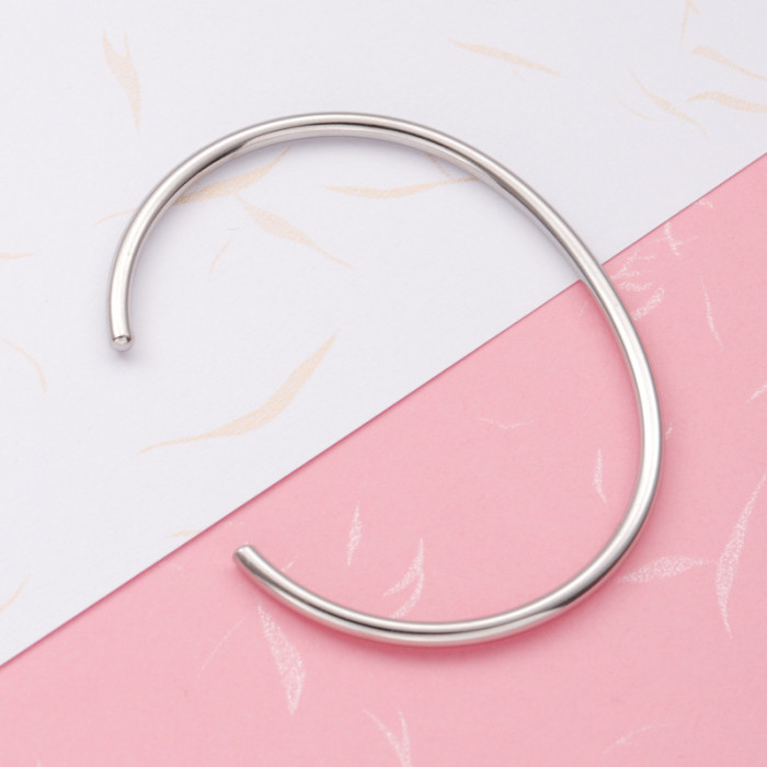 Stainless Steel C-ring Opening Bracelet Jewelry