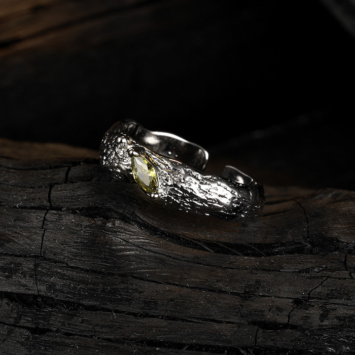 Luxury  Irregular Adjustable Opening Personalized Ring Jewelry