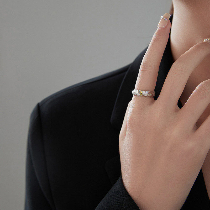 Luxury  Irregular Adjustable Opening Personalized Ring Jewelry