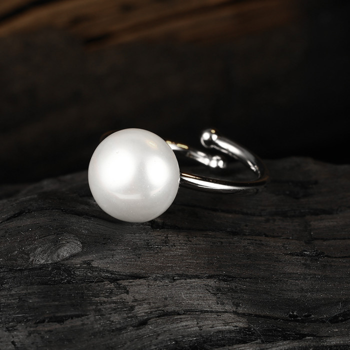 Baroque Pearls Personalized Adjustable Opening Women's Ring