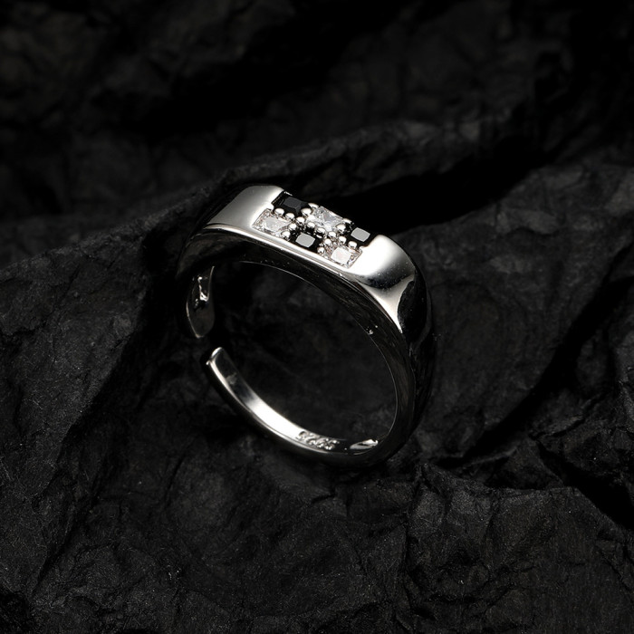 Original Zircon Personalized Adjustable Opening Women's Ring