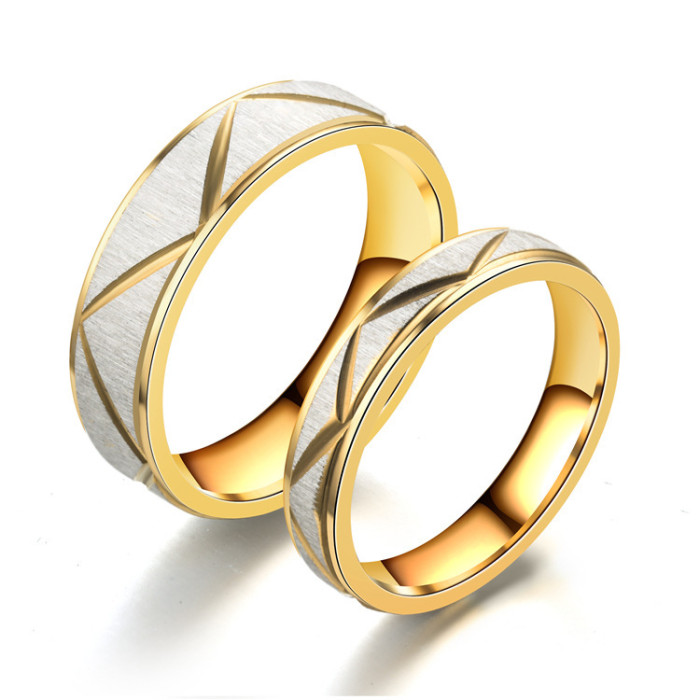 Fashion Titanium Steel Couple Rings for Women