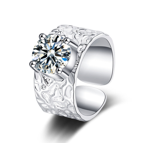 Exaggerated Volcanic Lava Elements Personalized Adjustable Opening Women's Ring 530