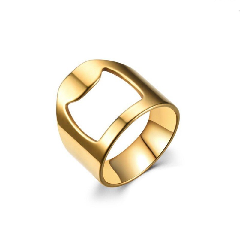 Beer Bottle Opener Personalized Adjustable Opening Women Men Ring
