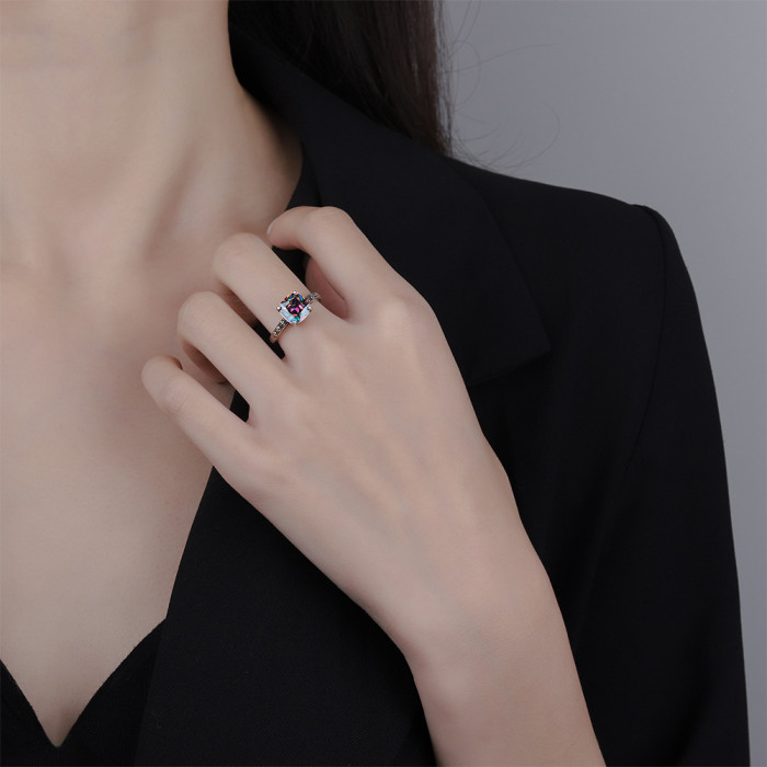 Retro Personalized Adjustable Opening Women's Ring