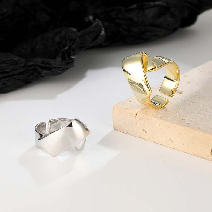 Exaggerated INS Personalized Adjustable Opening Women's Ring