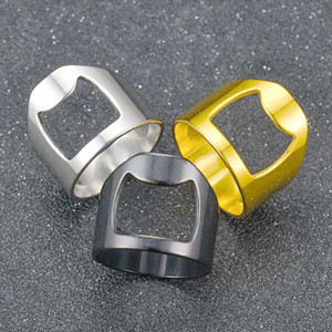 Beer Bottle Opener Personalized Adjustable Opening Women Men Ring