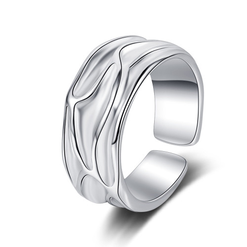 Exaggerated Volcanic Lava Elements Personalized Adjustable Opening Women's Ring