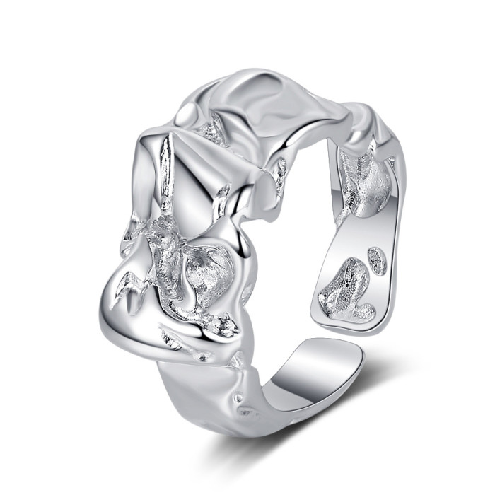 Exaggerated Lava Personalized Adjustable Opening Women's Ring Anillos Mujer