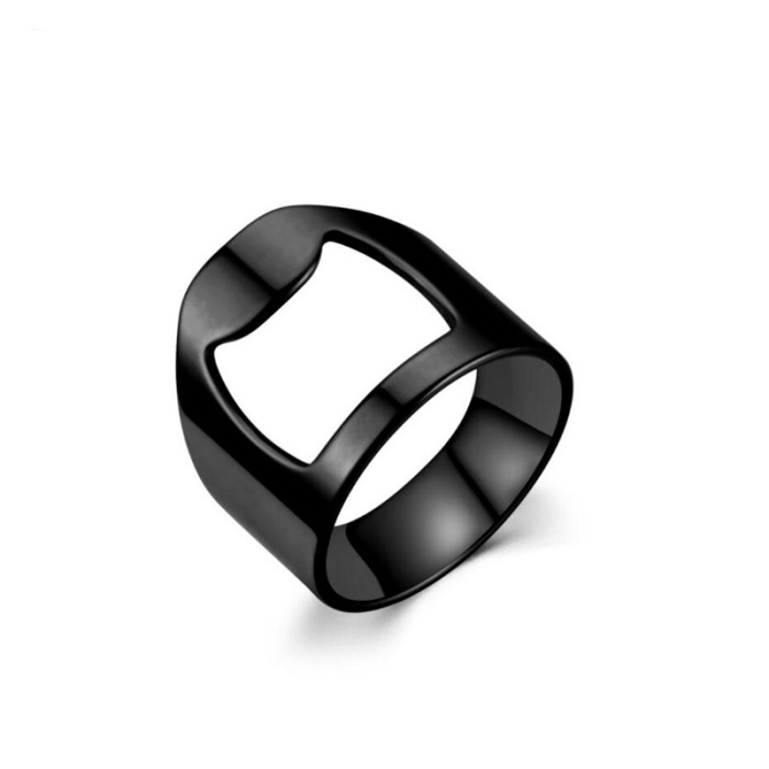 Beer Bottle Opener Personalized Adjustable Opening Women Men Ring
