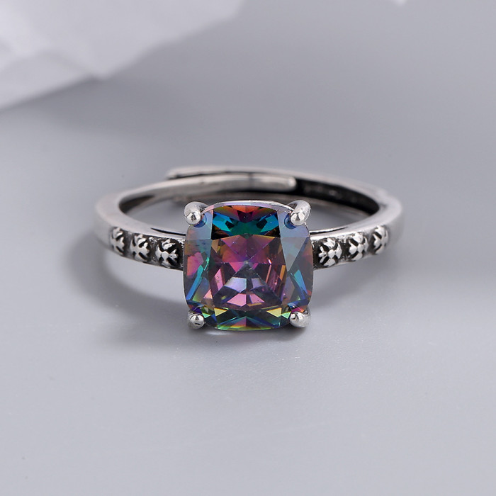 Retro Personalized Adjustable Opening Women's Ring