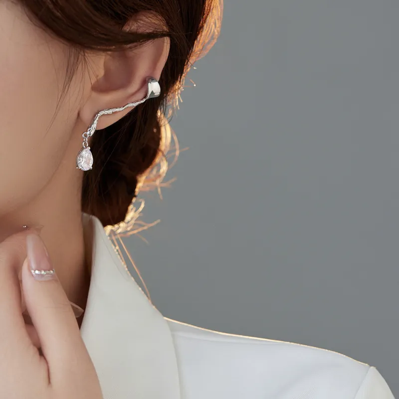 Elegant Earrings Zirconia Drop Earrings