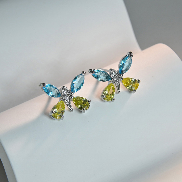 Butterfly Stud Earrings for Girls Jewelry for Women 1647