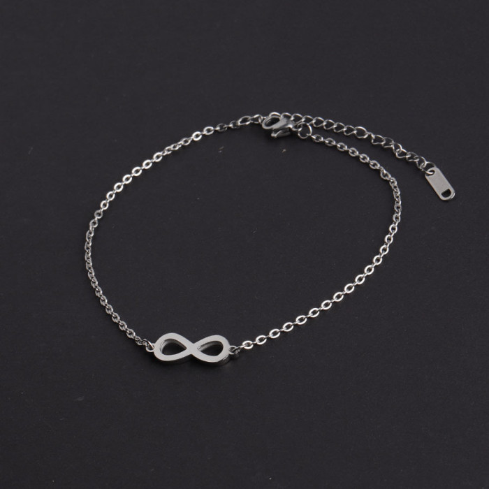 Stainless Steel Infinity Eternity Bracelet
