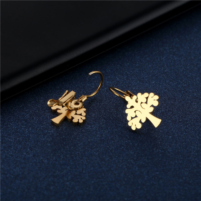 Tree of Life Earrings Stainless Steel Tree Pendants Drop Dangle Earrings for Women Girls Jewelry Gifts