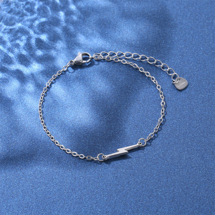 Fashion Stainless Steel Chain Bracelet for Women Heart Cross Butterfly Pendant Bangles Party Jewelry Accessories Gift...