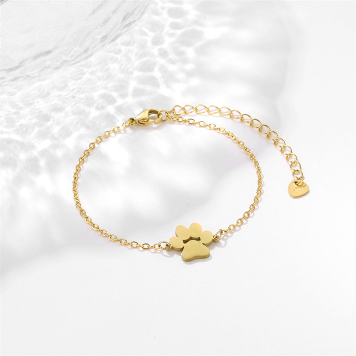 Stainless Steel Bracelet for Women Bracelet Chain Charm Heart Tree Pendant Bracelet Jewelry