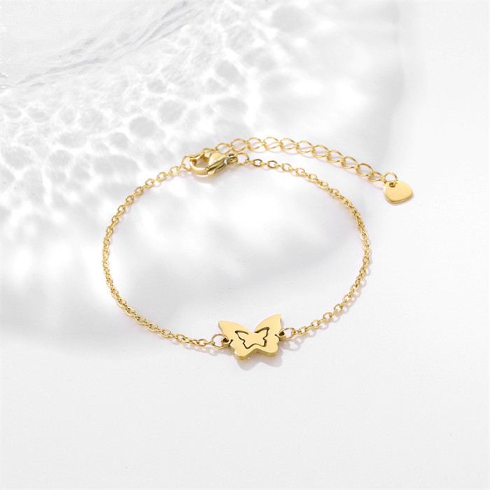 Stainless Steel Bracelet for Women Bracelet Chain Charm Heart Tree Pendant Bracelet Jewelry, Necklaces