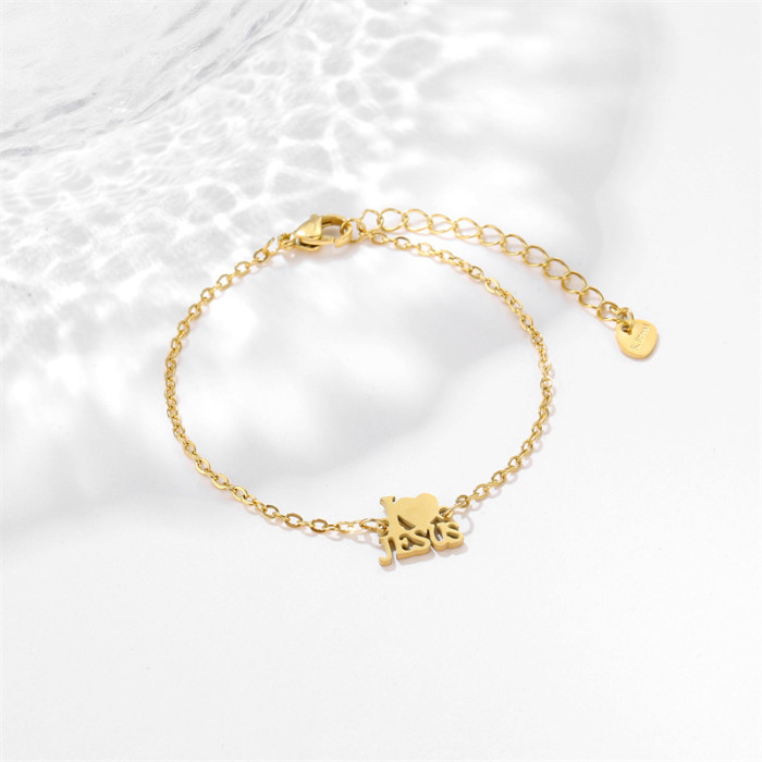 Stainless Steel Bracelet for Women Bracelet Chain Charm Heart Tree Pendant Bracelet Jewelry, Necklaces