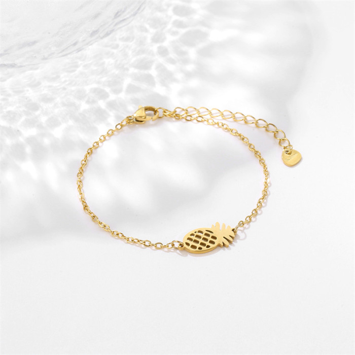 Stainless Steel Bracelet for Women Bracelet Chain Charm Heart Tree Pendant Bracelet Jewelry, Necklaces