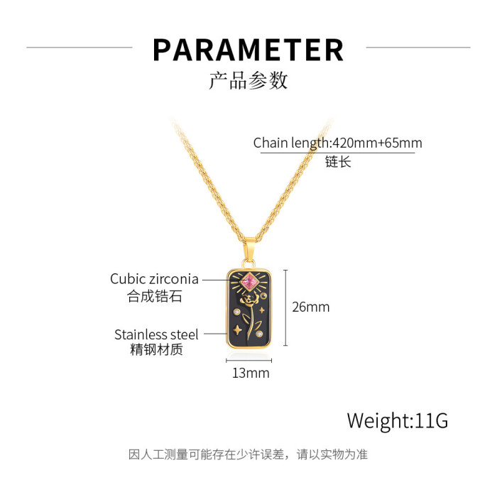 Stainless Steel Gold Plated Embossing Radiation Sun Pendant Necklaces for Women Vintage Jewelry Gift