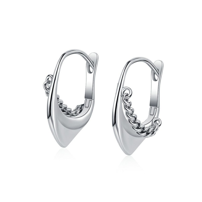 Fashion Smooth Love Heart Hoop Earrings Simple Cute Heart Circle Piercing Earring Buckle Statement Jewelry
