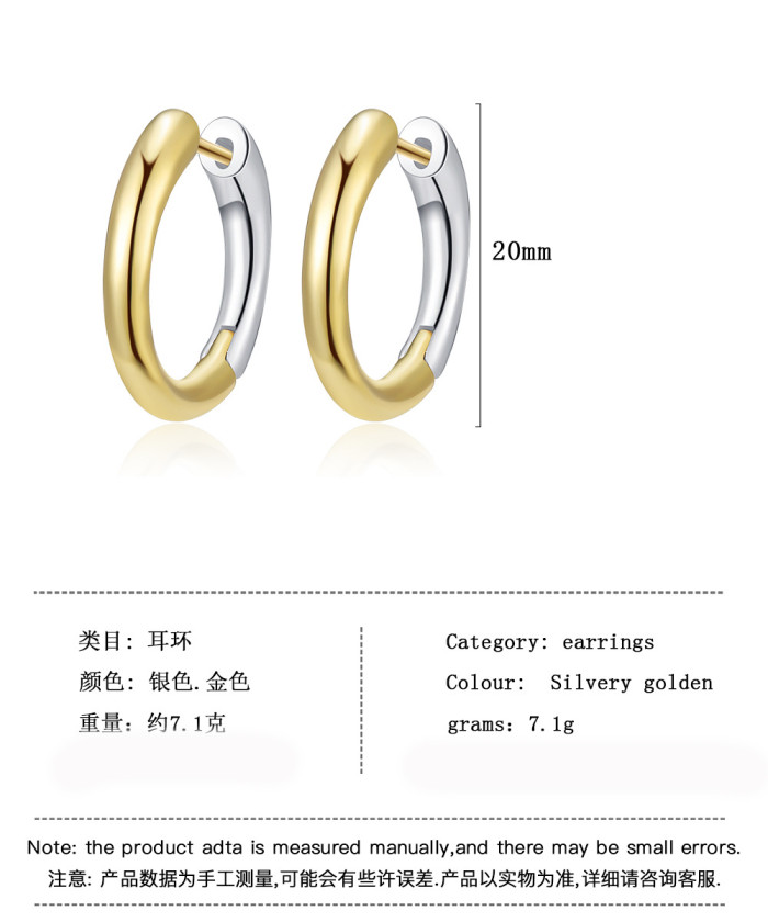 Circle Small Hoop Earring for Women Nice Shape Wholesale Ear Accessories Fashion New Jewelry